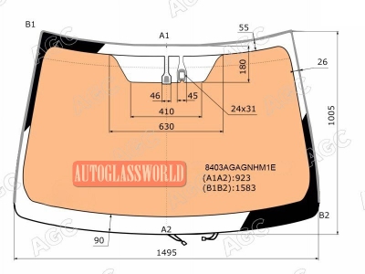 Лобовое стекло TOYOTA CAMRY 55